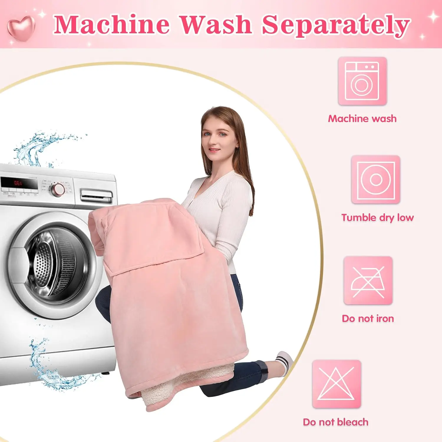 قميص رياضي ببطانية يمكن ارتداؤها بمقاس كبير، هدية للرجال والنساء، سويت شيرت ببطانية ناعمة بغطاء للرأس وأكمام وجيوب، دافئ و