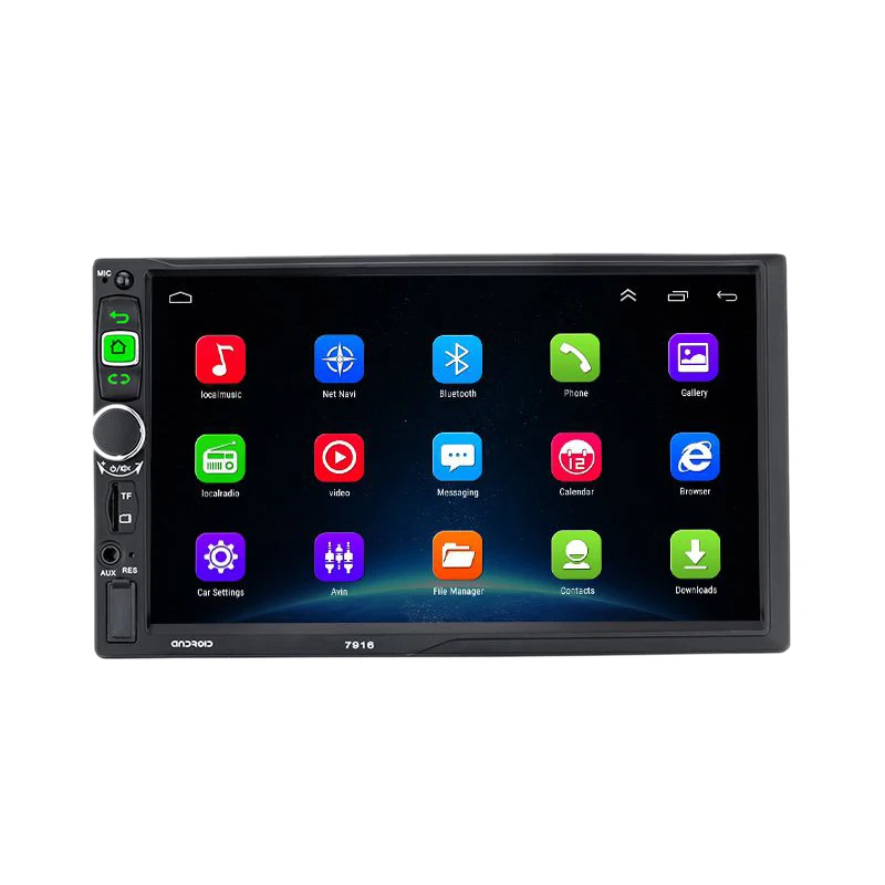 

7916 Android 8.1 Car Multimedia Stereo Video Player Car Mp5 Car Player Wifi Smart Internet 7 Inch Double