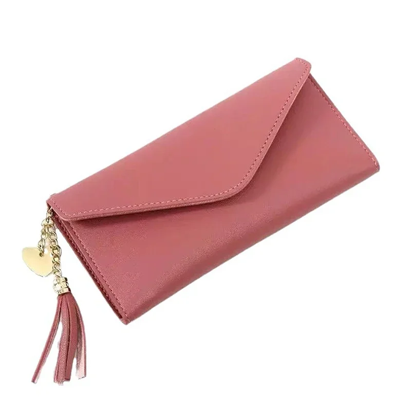 Billeteras de moda para mujer, monederos simples con cremallera, negro, blanco, gris, rojo, sección larga, Cartera de embrague, bolso de dinero de cuero PU suave