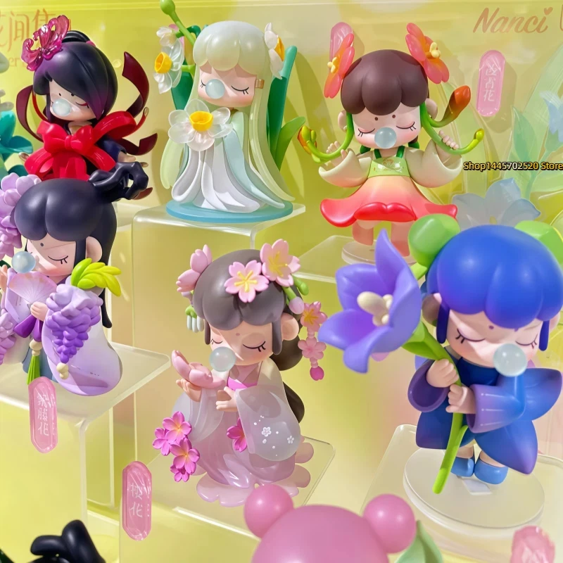 

Оригинальный продукт Nanqian Flower Collection Series слепая коробка для выдувания пузырей для девочек Tide Play кукла ручной работы праздничный подарок-сюрприз