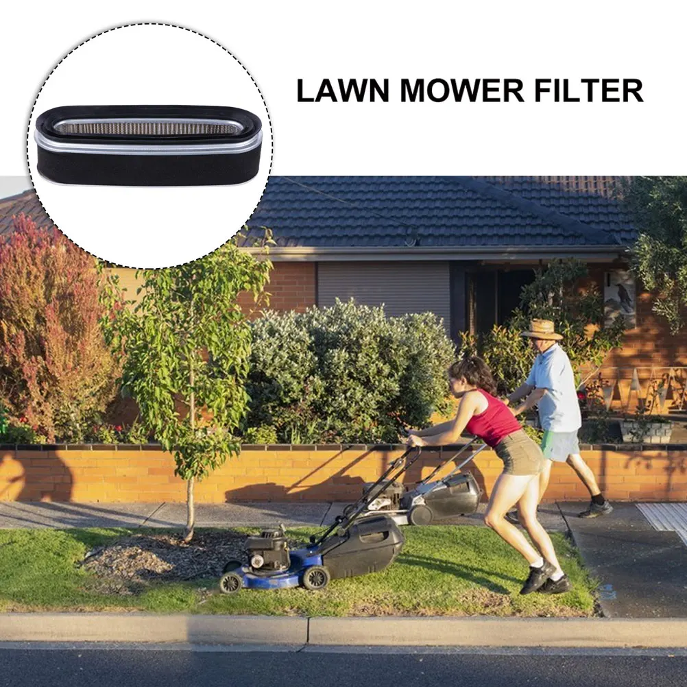 

1Pcs Lawn Mower Air Filter Replacement High Durability Iron Sponge Cartridge Engine Protection
