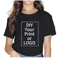 180g personnalisé femmes hommes personnalisé imprimé 100% coton à manches courtes votre Logo Photo marque texte t-shirt personnaliser vêtements graphiques 4