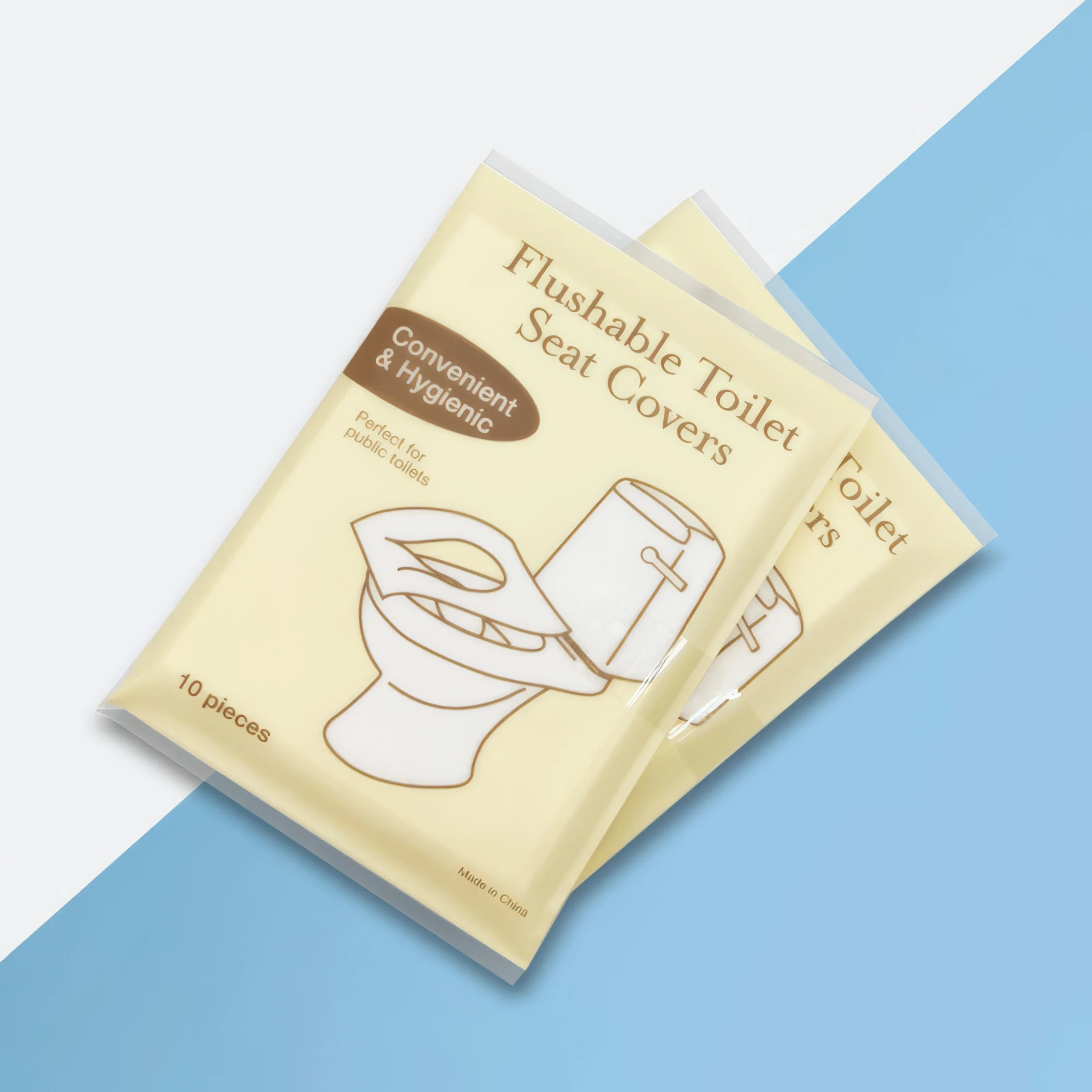20 Practical Disposable Toilet Seat Covers, Portable Bathroom Protection Pads, Suitable for Travel, Hotels, and Camping Use - Detail 1