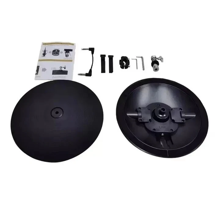 Two-piece Independent Foot Cymbal Simulator (Stand Not Included) – Universal Electronic Drum Cymbal