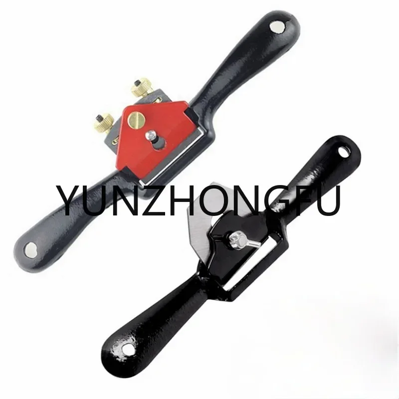 

9" Adjustable Plane Spokeshave Woodworking Hand Planer Trimming Hand Tools Wood Hand Cutting Edge Chisel Tool with Screw/Blade