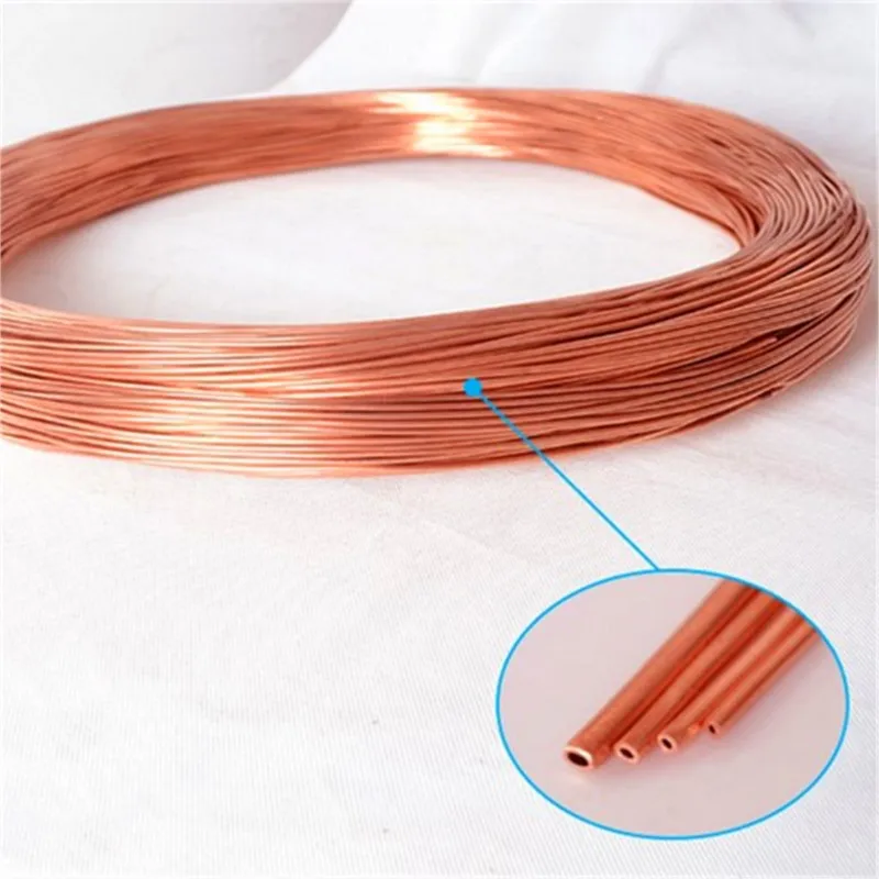 3M Out Diameter:1.6/1.8/2/2.5/3/3.5/4/5mm Refrigerator Freezer Air Conditioner Capillary Copper Tubel Cooling