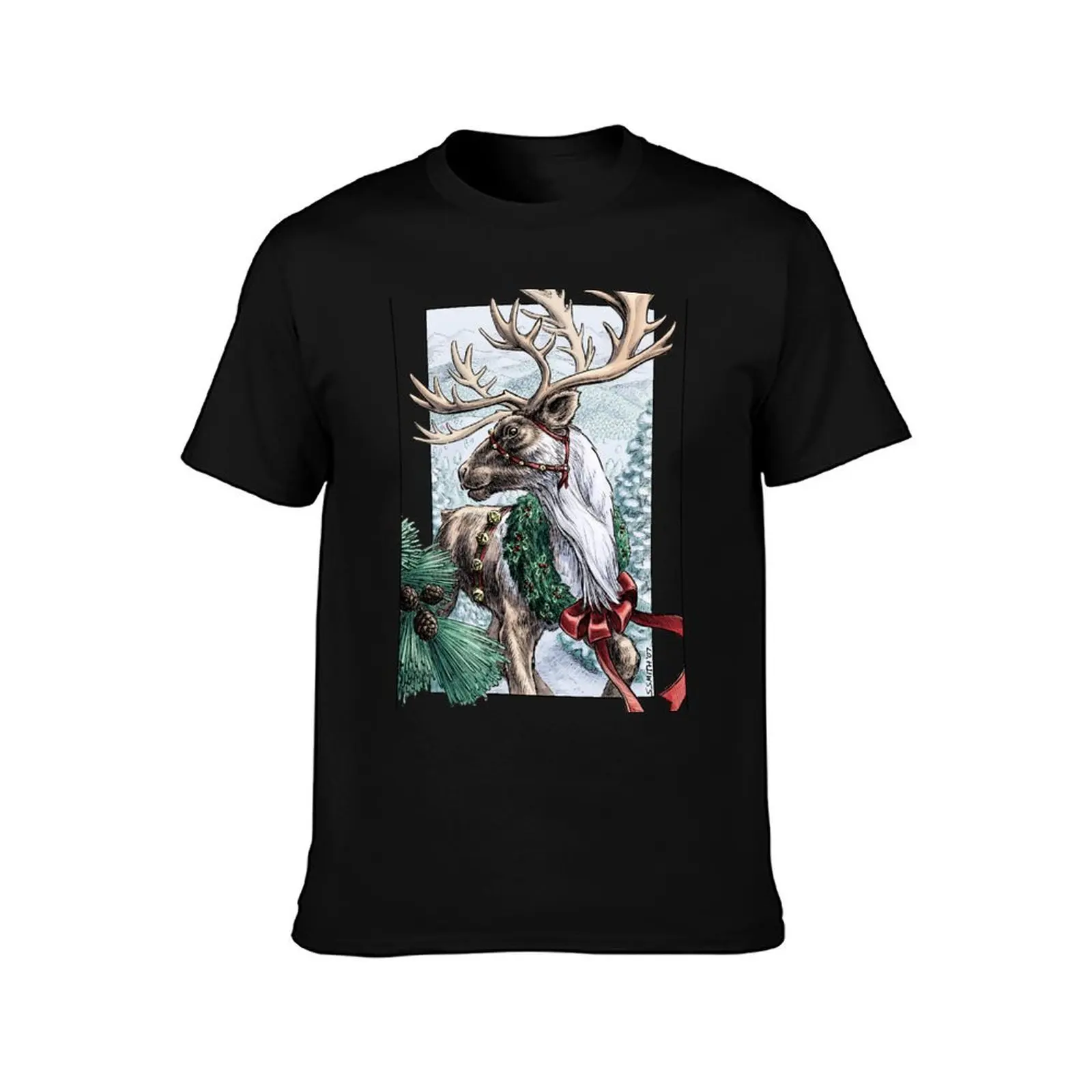 The Holiday Courier T-Shirt Everyday Wear Basic Short Sleeve Top