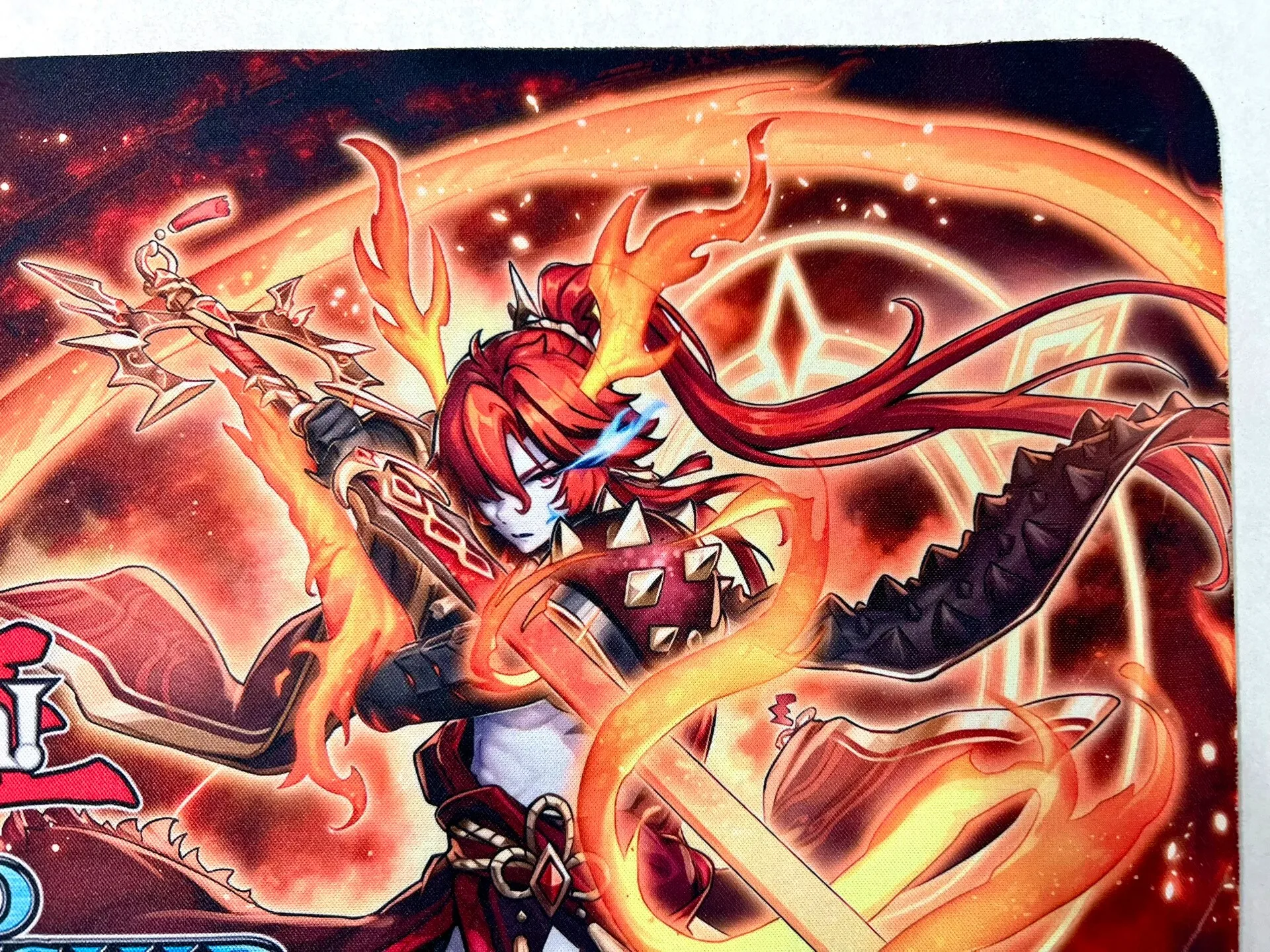 2MM Original DIY Yugioh Mitsurugi no Mikoto, Saji Aramasa Play Mat Yu-Gi-Oh! TCG OCG Trading Card Game Mat Rubber Mouse Pad view 3
