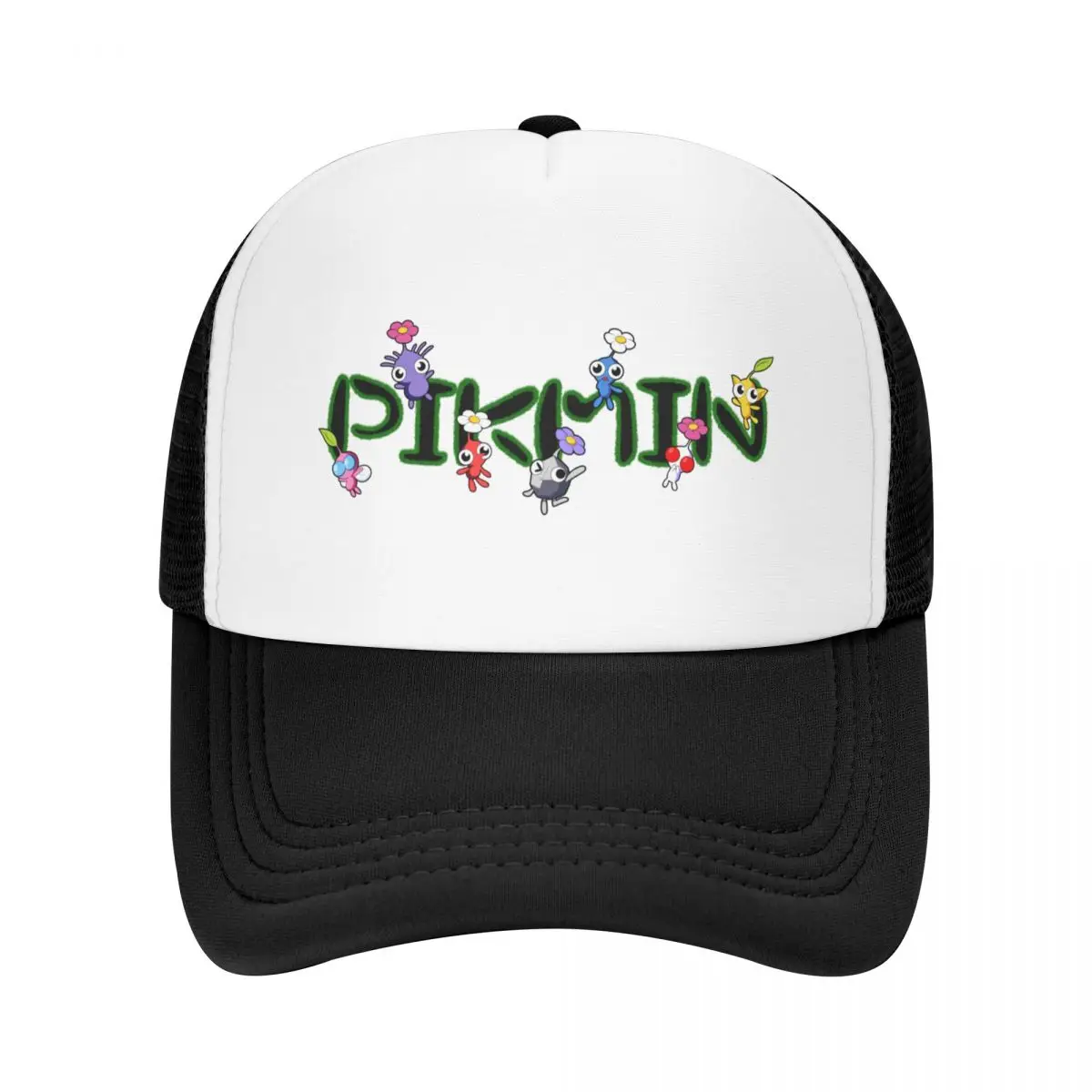 Pikmin Family Fun (on Green) Baseball Cap Hat Luxury Brand Beach Bag Boy Child Women's