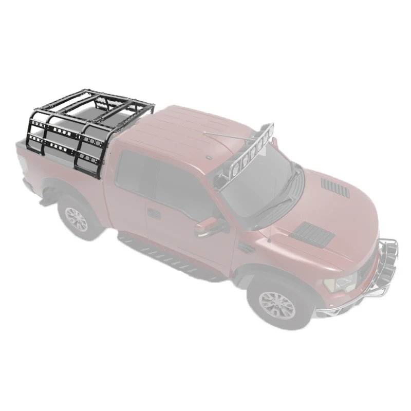 2022 New Design Adjustable Pick up Trucks Roll Bar Universal Bed Ladder Rack Roof Rack