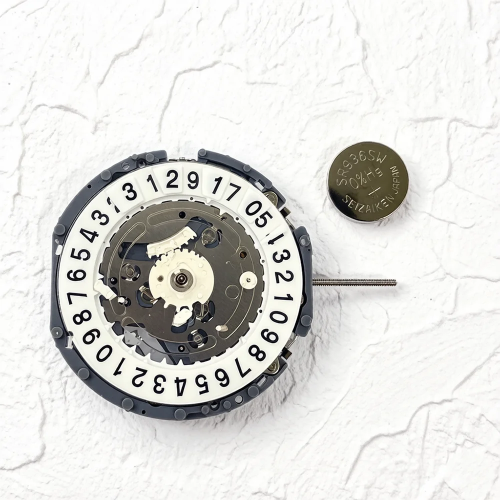 VK73 Mecha-Quartz Chronograph Movement 1/5 Sec Sweep with Stem for Watch Maker Modding & Repair Watch Parts Watch Accessories
