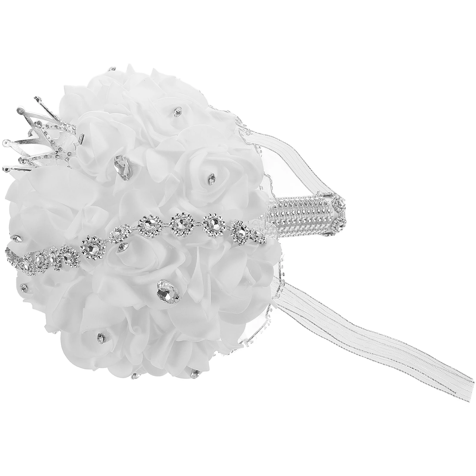 

Blue Bridal Bouquet Romantic Simulation Flowers Wedding Tossing Bouquet Bride Bouquets for Wedding Simulation Flowers