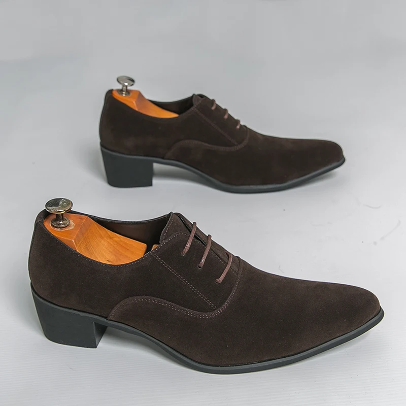 

New Men's Black Brown Oxford Shoes Male Wedding Dress Homecoming Formal Wedding Footwear