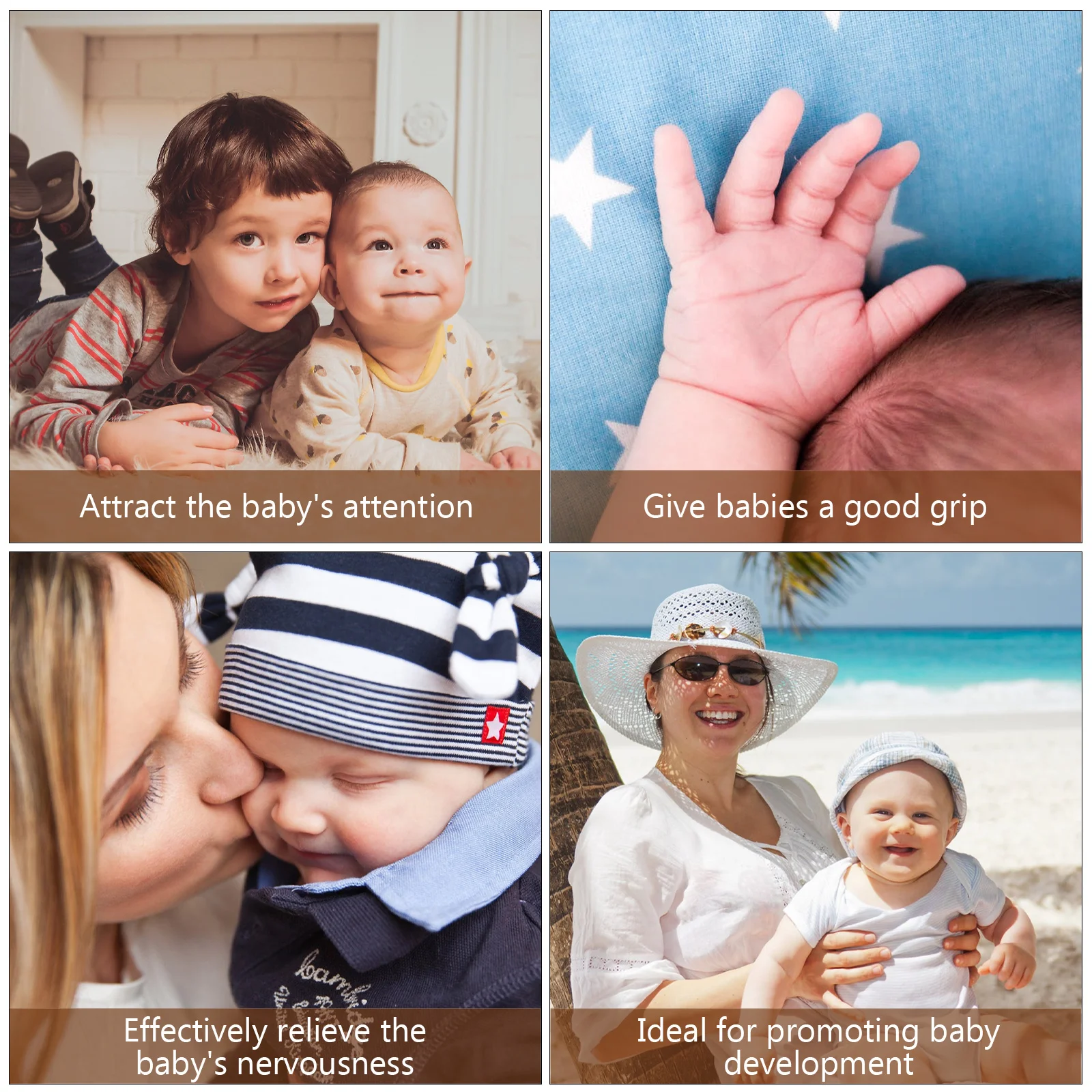 جرس يدوي خشبي للأطفال، ألعاب تعليمية مبكرة، جرس يدوي خشبي للرضع، لعبة حسية تنموية