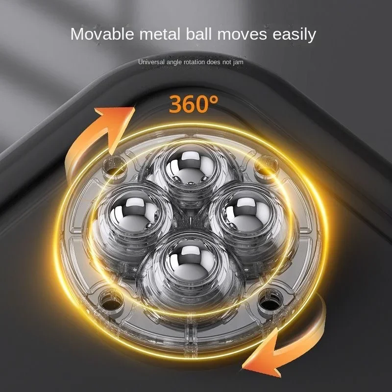 4pcs New Adhesive Four-wheel Universal Wheel Hardware Household Accessories Hidden Bottom Movable Rotating Pulley Casters