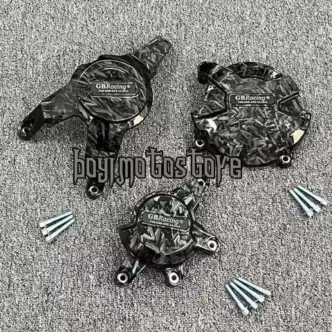CBR1000 Engine Protection For HONDA CBR1000RR Fireblade&amp;Fireblade SP 2008-2016 MOTO Engine Protection Cover Carbon fiber texture