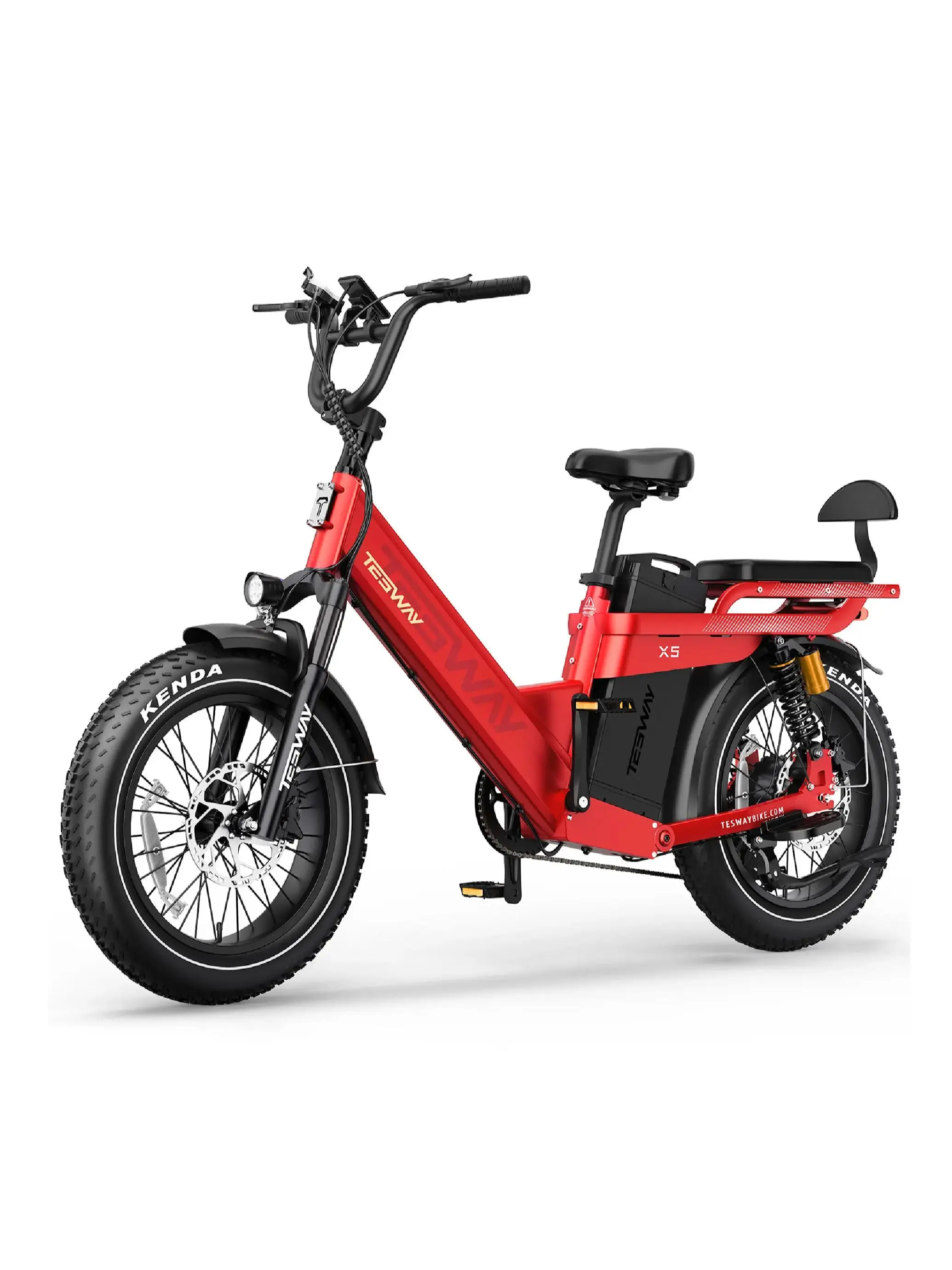 AliExpress TESWAY X5 PRO Electric Bike 2000W Motor 48V 60Ah Battery 320KM Range 20''*4.0'' All-terrain Fat Tires  E-Bike