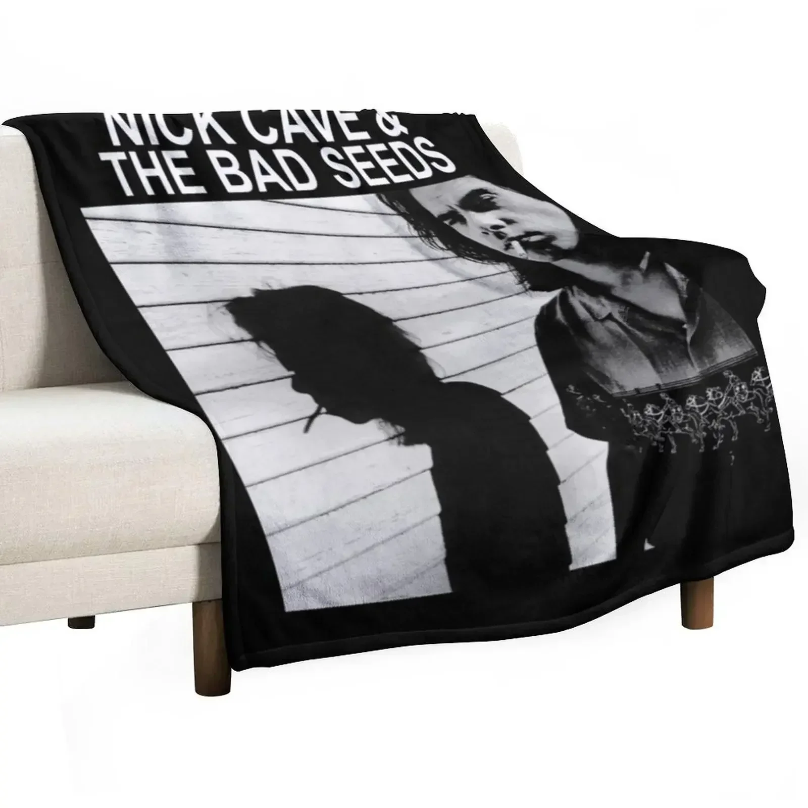 

classic black nick cave Throw Blanket Blankets For Bed Softest Furrys anime Blankets