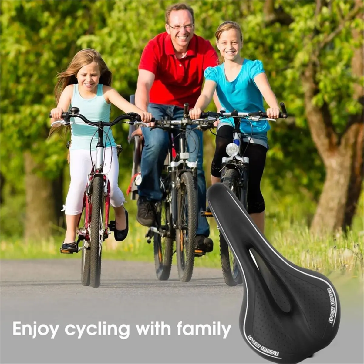 

618 Mega Sale YaFee Bicycle Saddle MTB Mountain Road Bike Seat Bike Seat Breathable Comfortable Bicycle Seat for Men and Women