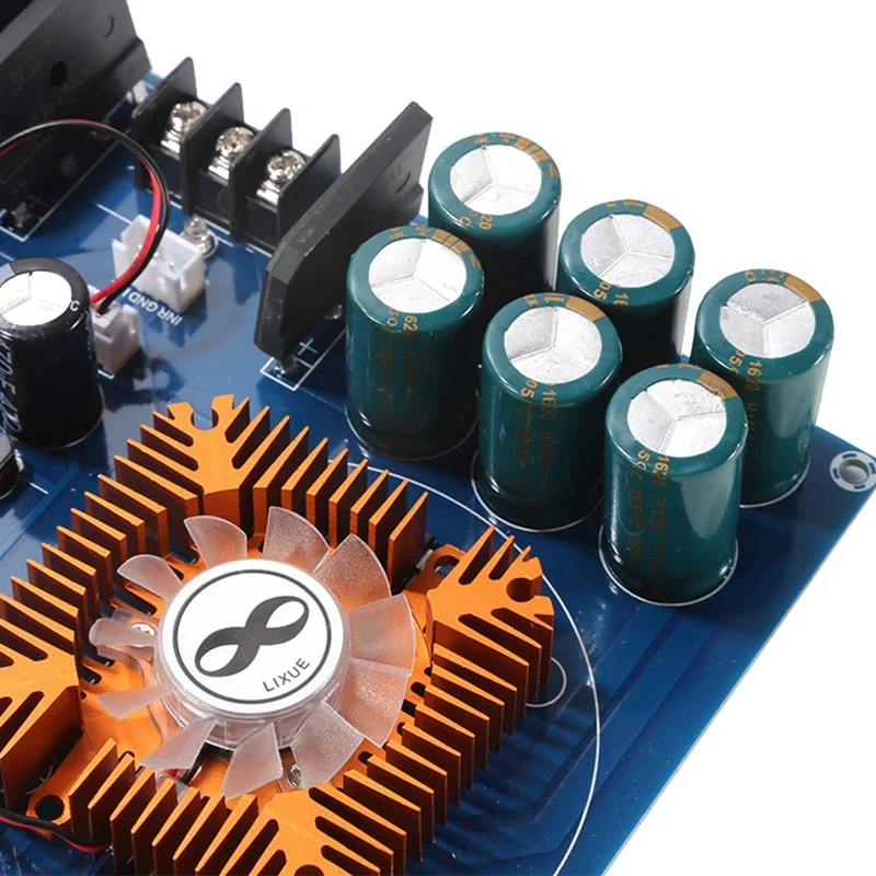 Dual Digital Audio Amplifier Board Module, alta potência, poder traseiro puro, XH-M258, TDA8954TH, 420W