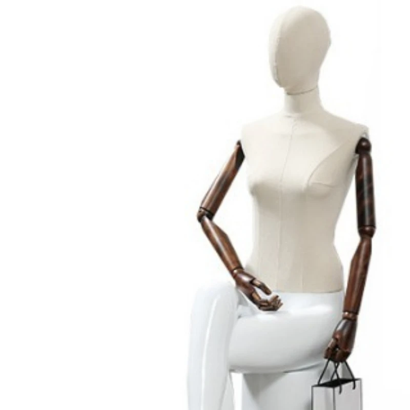 2016 Korean version full body model props, women's clothing store window display model rack
