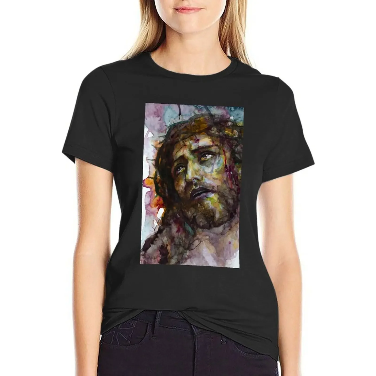 

Jesus 3 T-Shirt Short sleeve tee cute clothes aesthetic clothes Woman T-shirts
