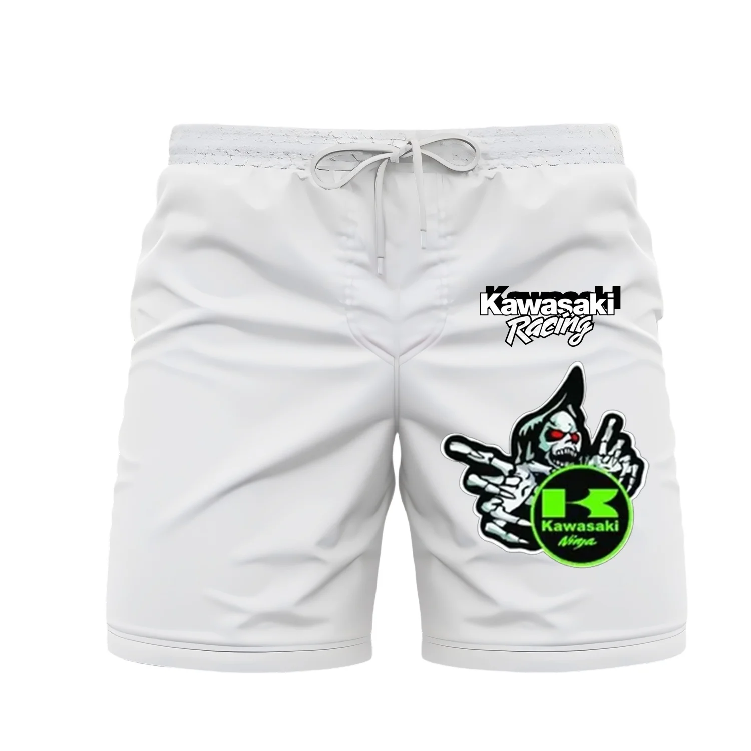 

Men New Shorts Kawasaki Motorcycle Graphic 3D Print Quick Drying Breathable Cool Daily Shorts Men Summer Sports Comfort Shorts 2