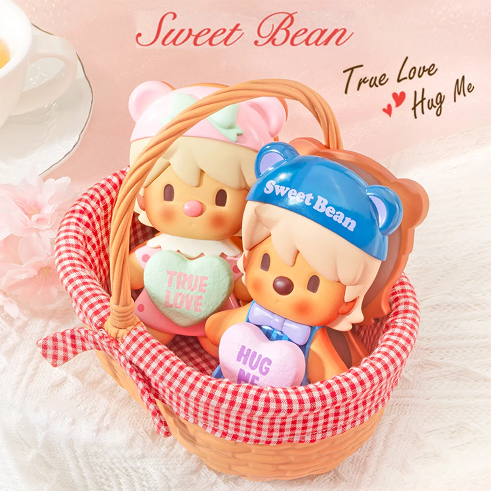 Sweet Bean Cookie Basket Series Action Figures Figurine Set Toys Cute Toy Desktop Ornaments Collection Model Cartoon Decor Toys