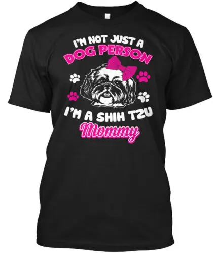 Shih Tzu Mommy Tee T-Shirt Made in the USA Size S to 5XL