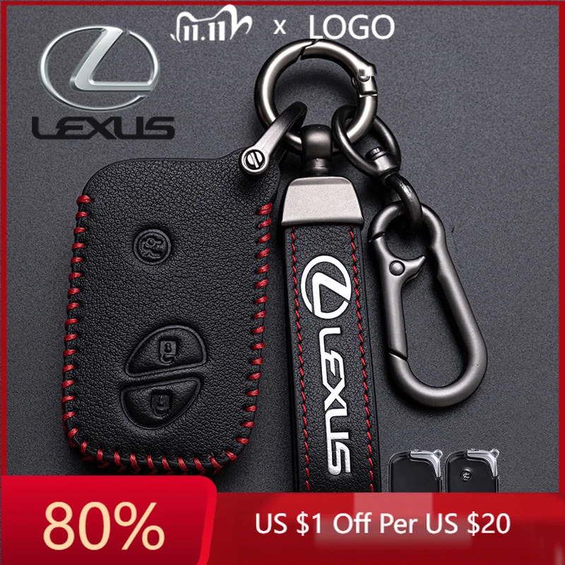 

2026 Hot Interior Stickers Leather Car Key Case Cover For Lexus CT200H GX400 GX460 IS250 IS300C RX270 ES240 ES350 LS460 GS300 45