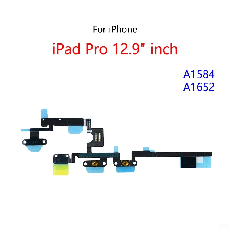 

For iPad Pro 12.9" inch A1584 A1652 Power Button Switch Volume Button On / Off Flex Cable