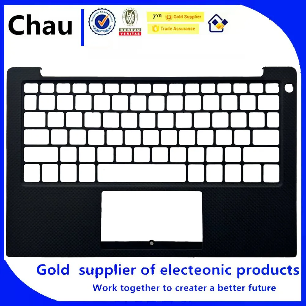 New For Chau XPS 13 9370 9380 7390 9305 Laptop Upper Case Palmrest Cover/Palm rest with keyboard KPRW0 0KPRW0