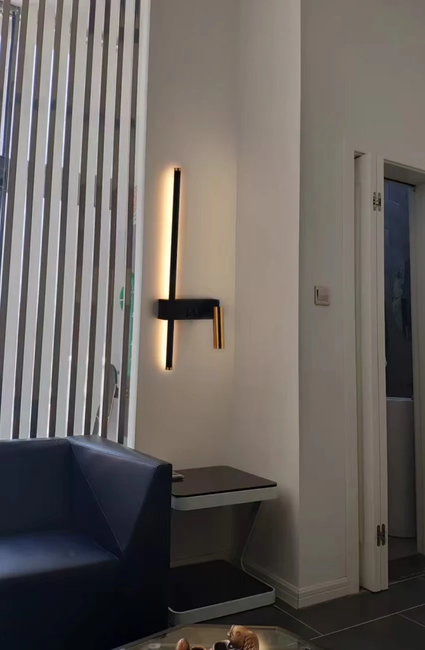 Customer photo of Dual LED Wall Reading Light with Adjustable Spotlight