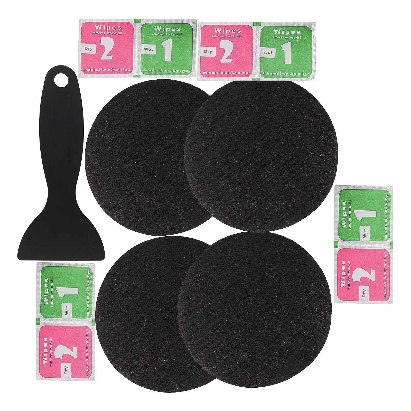 

1Set Trampoline Repair Patch Kit Heavy Duty Round Patches for Jumping Mat Tear Fix All-in-One Maintenance Tool Set Compatible