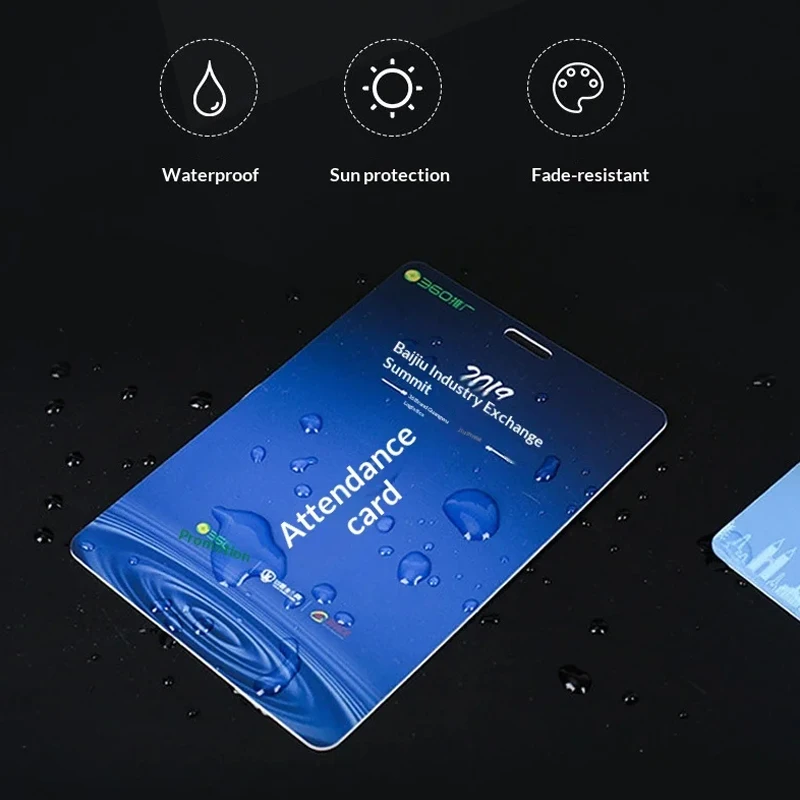 

Custom Printed PVC Plastic Card with Logo, Business Warranty Membership Card ID Work Permit, Personalized Party Invitation Card