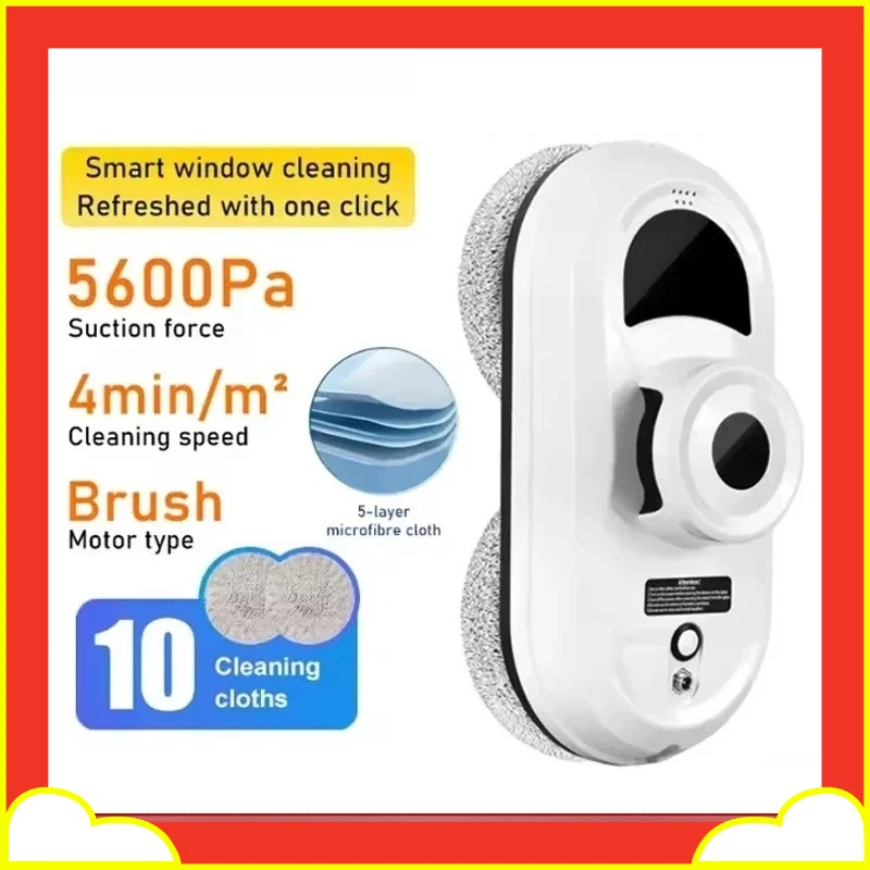 

Робот-пылесос для уборки дома с дистанционным управлением, электрическая мойка окон с защитой от падения для домашних окон