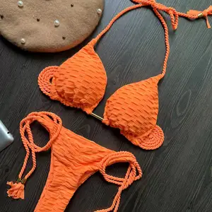 RUOTONGSEPT - مجموعة بيكيني مثير للنساء ملابس السباحة البرازيلية ادفع لأعلى ثونغ ملابس السباحة ملابس الشاطئ Bather ملابس السباحة النسائية 2023 أعلى 5 مبيعات للبيكيني المشاغب - رقم 5