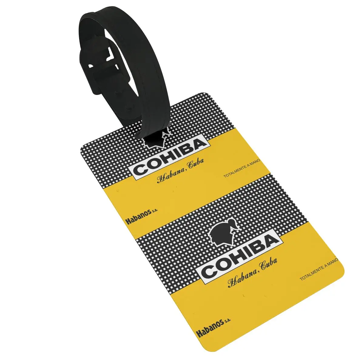 

Cuban Cohiba Cigars Luggage Tags Suitcase Accessories Travel PVC Cute Baggage Boarding Tag Portable Label Holder ID Name Address