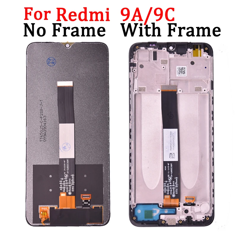 Экран 6,53 дюйма для Xiaomi Redmi 9A 9C, ЖК-дисплей с сенсорным экраном и дигитайзером для Redmi 9, ЖК-дисплей, запасные части для телефона в сборе