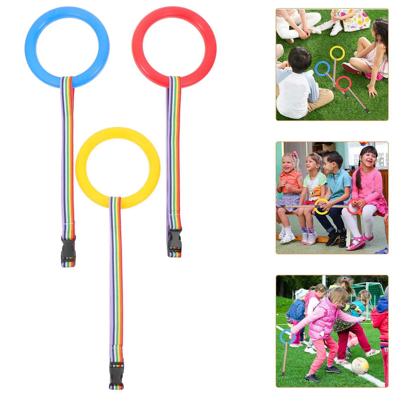 

6Pcs Safety Walking Rope for Kids Preschoolers Toddlers Anti-Step-on Handles Organized Line Control Road Crossing Park Outing