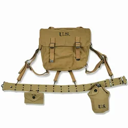 US M1936 Ww2 Equipment M36 Shoulder Tactical Canteen Set of Combinations M1936 Bag