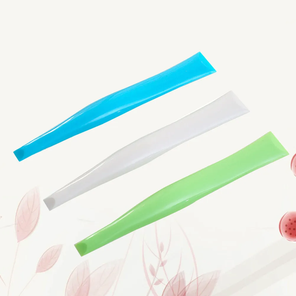3Pcs Kitchen Scraper Double-Headed Stove Clean Decontamination Set Non-Scratch Narrow Wide Surface Kitchen Tool Gas Stove