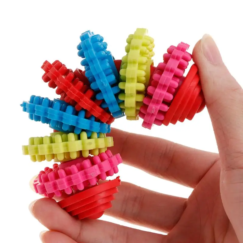 Dog Molar Toy for Teeth Grinding Almost Indestructible Dog Teething Toy Dental Cleaning Prevents Boredom RelievesStress