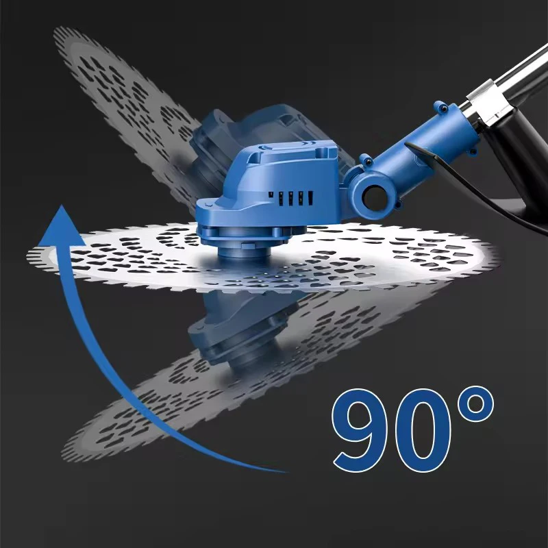 Bornrin Wireless Garden Brushless Grass Cutter Machine Cordless Weed Eaters Electric Grass Trimmer Handheld Rotary Lawn Mowe view 4