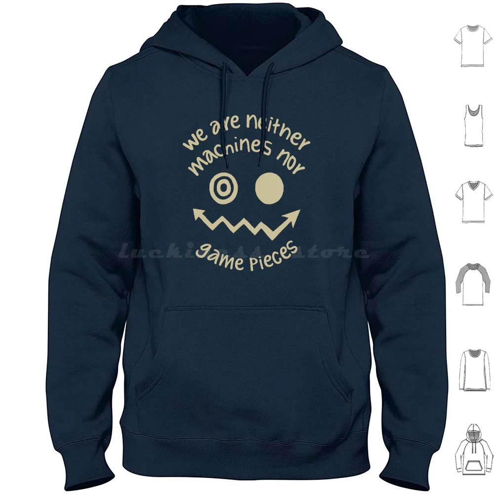 Sudadera con capucha de algodón de manga larga We Are Neither, para cosplay de anime, con logo ficticio Heavenly Delusion Manga Maru Scifi