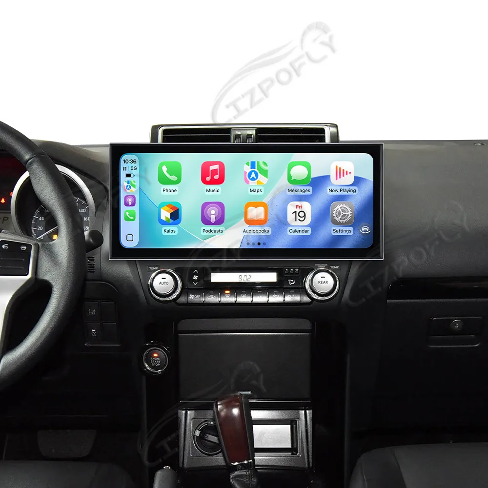 

Автомобильный радиоприемник с экраном 15,8 дюйма Carplay для Toyota Prado 2010-2020 Android 15, GPS-навигатор, мультимедийный плеер, головное устройство, авто