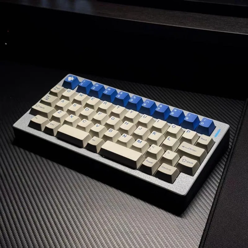 Raven50 Keyboard Kit Customized Tri-mode Single Key Slotting Via Gasket Structure Ergonomics Game Machine Keyboard Accessories