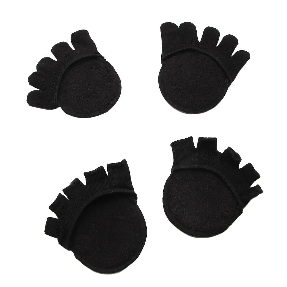 

Women Anti-slip Half Socks Forefoot Foot Pad Silicone Heelless Sock Slippers Forefoot Socks Open Toe Socks Invisible Socks