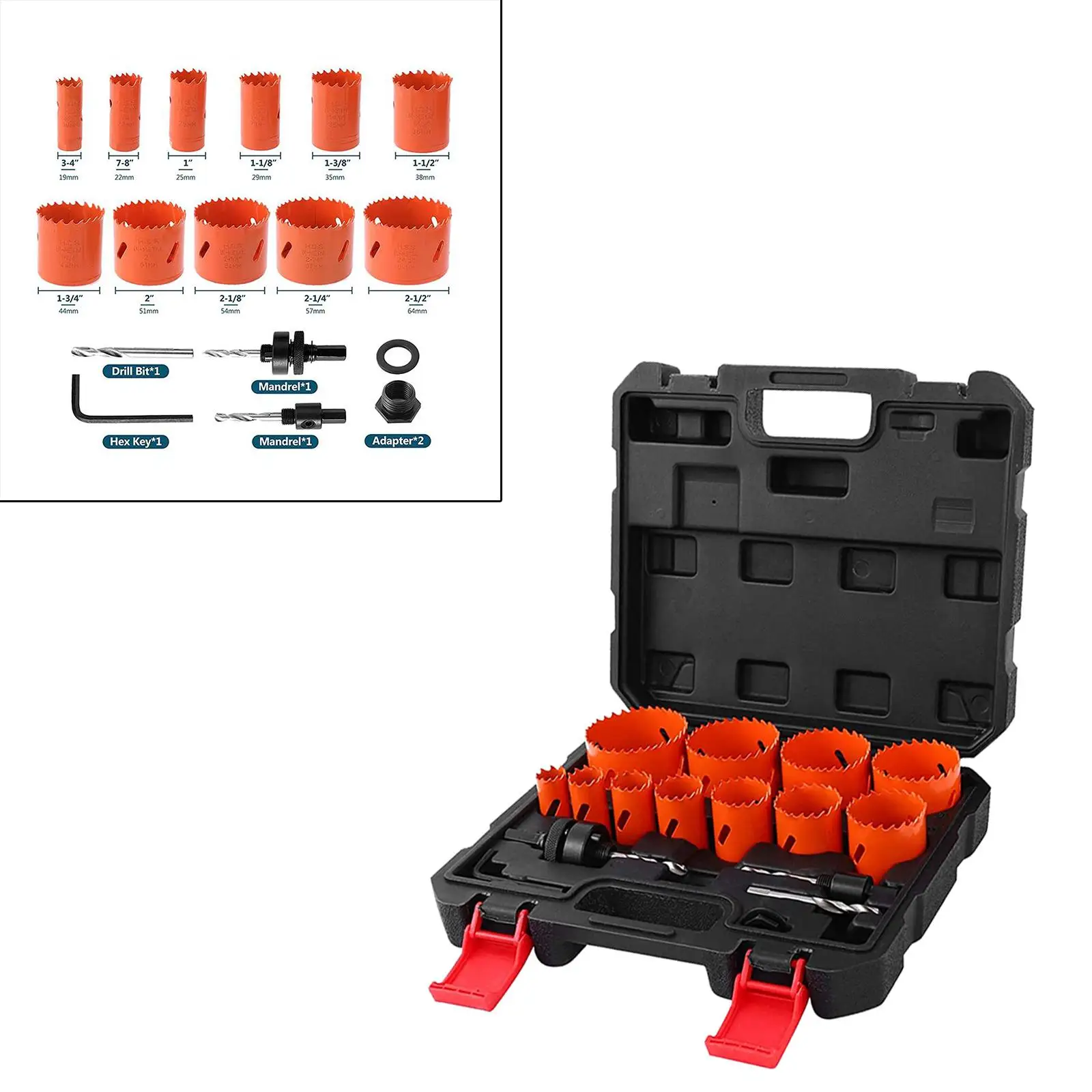 , 17 Pieces Durable Sawing Set, Professional Hole Dozer, Cutting Dry Wall Gadgets