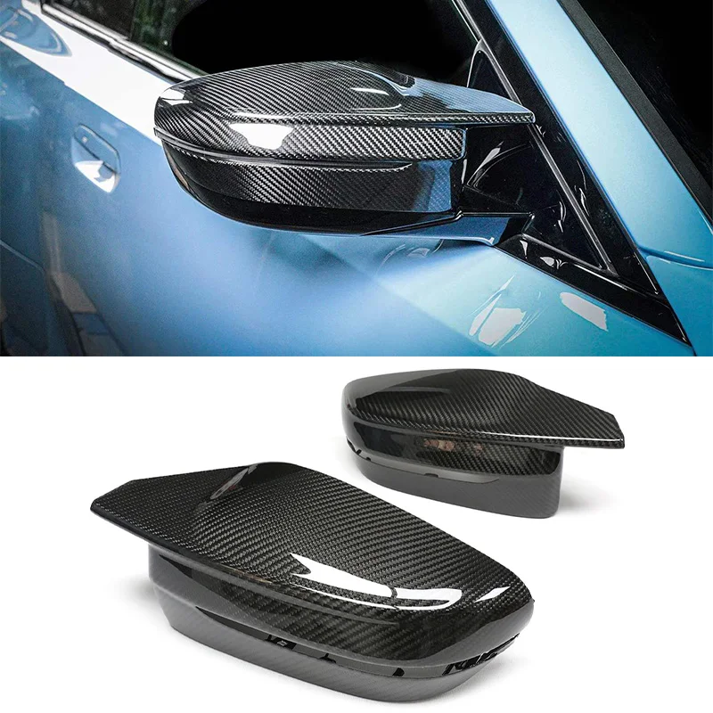 

Carbon fiber car rearview mirrors replacing the original horn ones, suitable for BMW M3 G80/M4 G82 G83 2021-2023, left-hand driv
